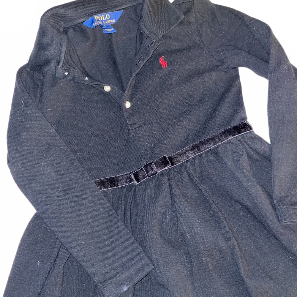 Long sleeve polo dress - Picture 2 of 3